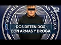 Dos hombres son detenidos por posesión de drogas y armas en San Pedro