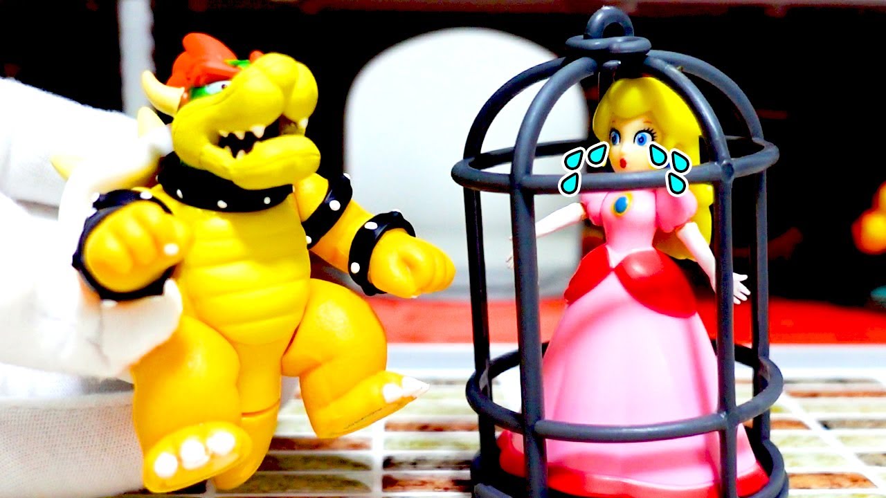 😱牢屋につかまったピーチ姫 マリオもルイージもクッパの鎖につかまる【アナケナ&ママケナ】Super Mario YouTube 😱牢屋につかまったピーチ姫 マリオもルイージもクッパの鎖につかまる【アナケナ&ママケナ】Super Mario YouTube