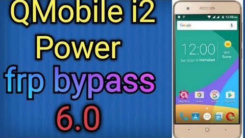Qmobile  i2 Power frp bypass
