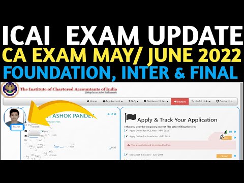 ICAI Important Update | ICAI Exam website Photo & sign Update | Foundation, inter & Final