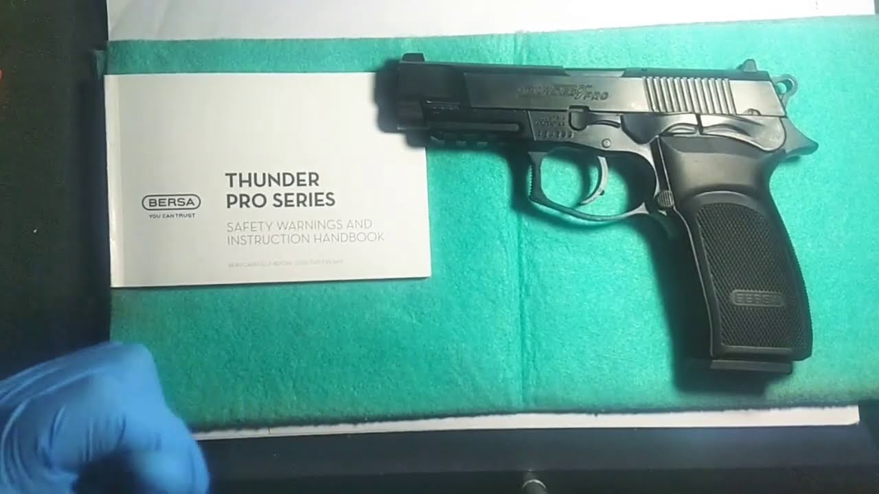 Desarme Básico de pistola Bersa Thunder 9 Pro 9 mm.