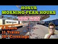 Hosur  bengaluru doubling update  morning peak hours  feb 2024