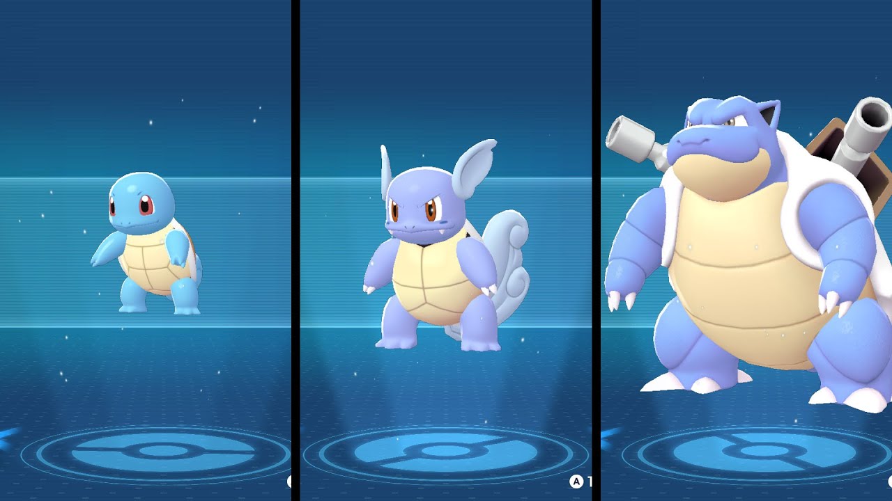 Squirtle Evolution Pokemon - Pokemon Legends Z-A - YouTube