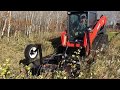 72 brush cutter for skid steer demo by swift fox industries