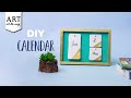 DIY Calendar | Desk Decor Ideas | Easy Home Decor