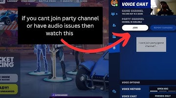 Fortnite chapter 5 party channel issue resolved!