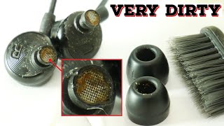 How to EASILY clean very dirty MOST In-Ear headphones