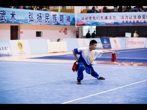 Men's Double Broadsword 男子双刀第17名新疆马睿7.86分- YouTube