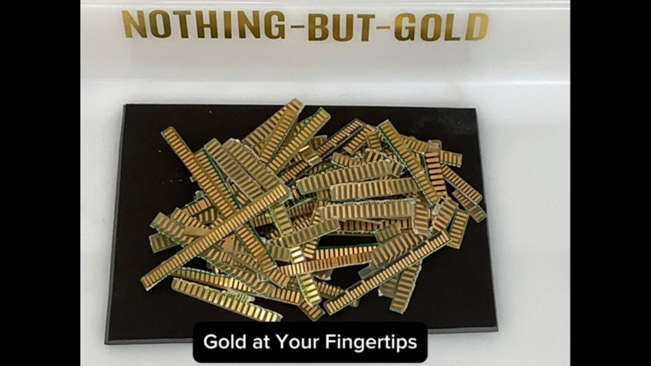 Removing Gold from 100g of Fingers — What You Actually Get (Beginner