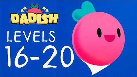 Dadish Gameplay Ep.4 of 8 | Level 16 - 20 Walkthrough (Android/iOS)