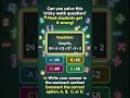 #MathQuiz #BODMAS #MathChallenge #BrainTest #MathPuzzle #Students #Education #mathshorts