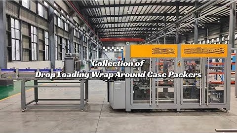 WIN-WIN PACK Drop Loading Wrap Around Case Packer | For Bottled, Canned, and Film-Wrapped Products