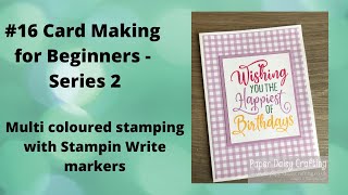 Stamping for Card Making Beginners - One Paper Street