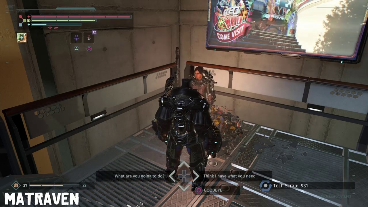 Irina's reaction to all staves (The Surge NG+)