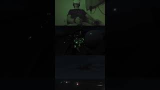 Pousando a noite no porta-aviões em VR #dcs #shorts