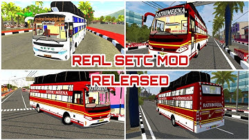 REAL S.E.T.C MOD / PRAKASH VEGA NON AC SLEEPER /AMAZING CONTROL/ RELEASED /BUS SIMULATOR INDONESIA