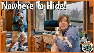 Our First Tornado Warning In The Rv And Nowhere To Go