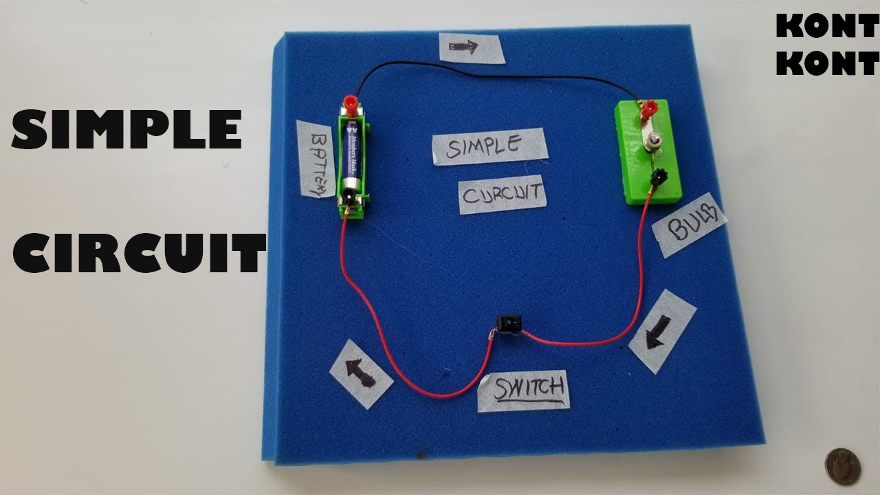 Simple Electric Circuit/// Science Projects for Schools - YouTube