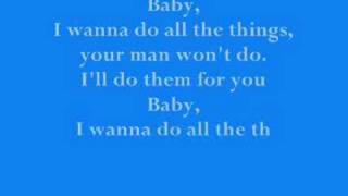 Joe - all the things (your man won&#39;t do) lyrics