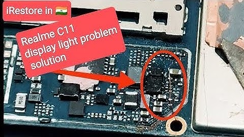 How to fix Realme C11 display light problem solution रियल मी C11 डिस्प्ले लाइट कैसे ठीक करें, latest