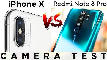 Redmi Note 8 Pro Vs iPhone X Camera Test | Comparison🔥
