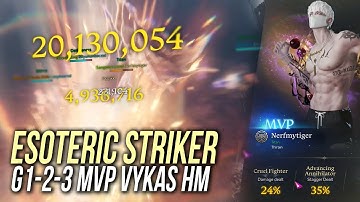 %35 Stagger in Vykas HM? Esoteric Striker Gate1-2-3 MVP | Lost Ark: PvE
