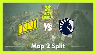 NAVI vs TL | VCT EMEA Stage 1 Groups | Map 2 Split