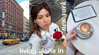 Living Alone in NYC | morning routine, easy recipes, girls date night