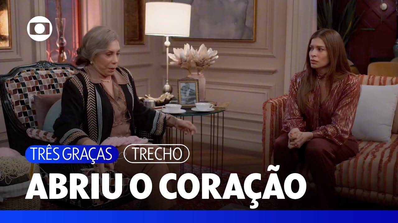 Arminda sofre com situação de Raul e abre o coração para Dona Josefa | Três Graças | TV Globo