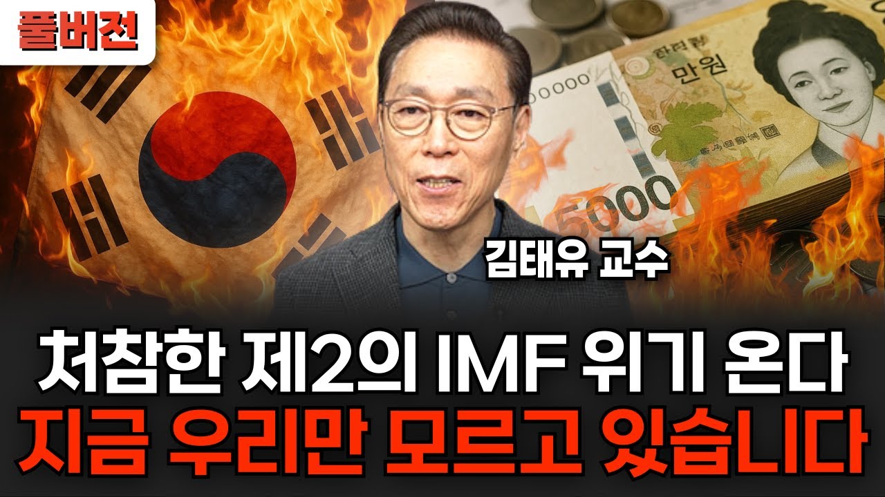 처참한 제2의 IMF 위기 온다, 지금 우리만 모르고 있습니다 (김태유 교수 / 풀버전)