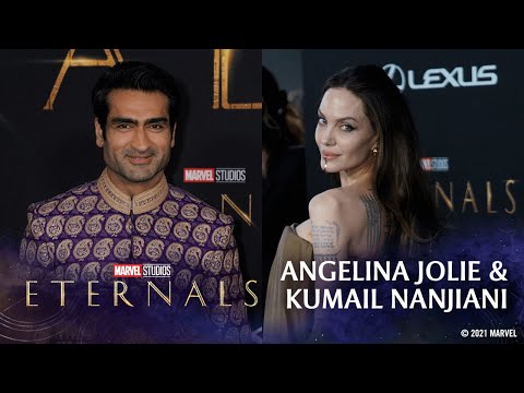 Angelina Jolie & Kumail Nanjiani On Connecting to Marvel Studios' Eternals