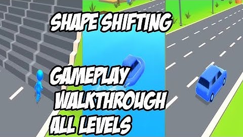 Shape Shifting Gameplay Walkthrough All Levels 1-5 Android, ios