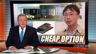 Channel 9 News on iBuild Granny Flats - build a granny flat for less than $10K