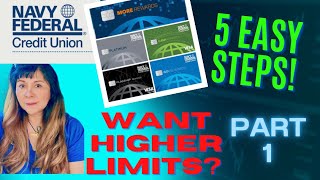 NFCU 5 Steps to Boost Credit, Get Higher Limits with Navy Federal #credit #creditcard #creditunions