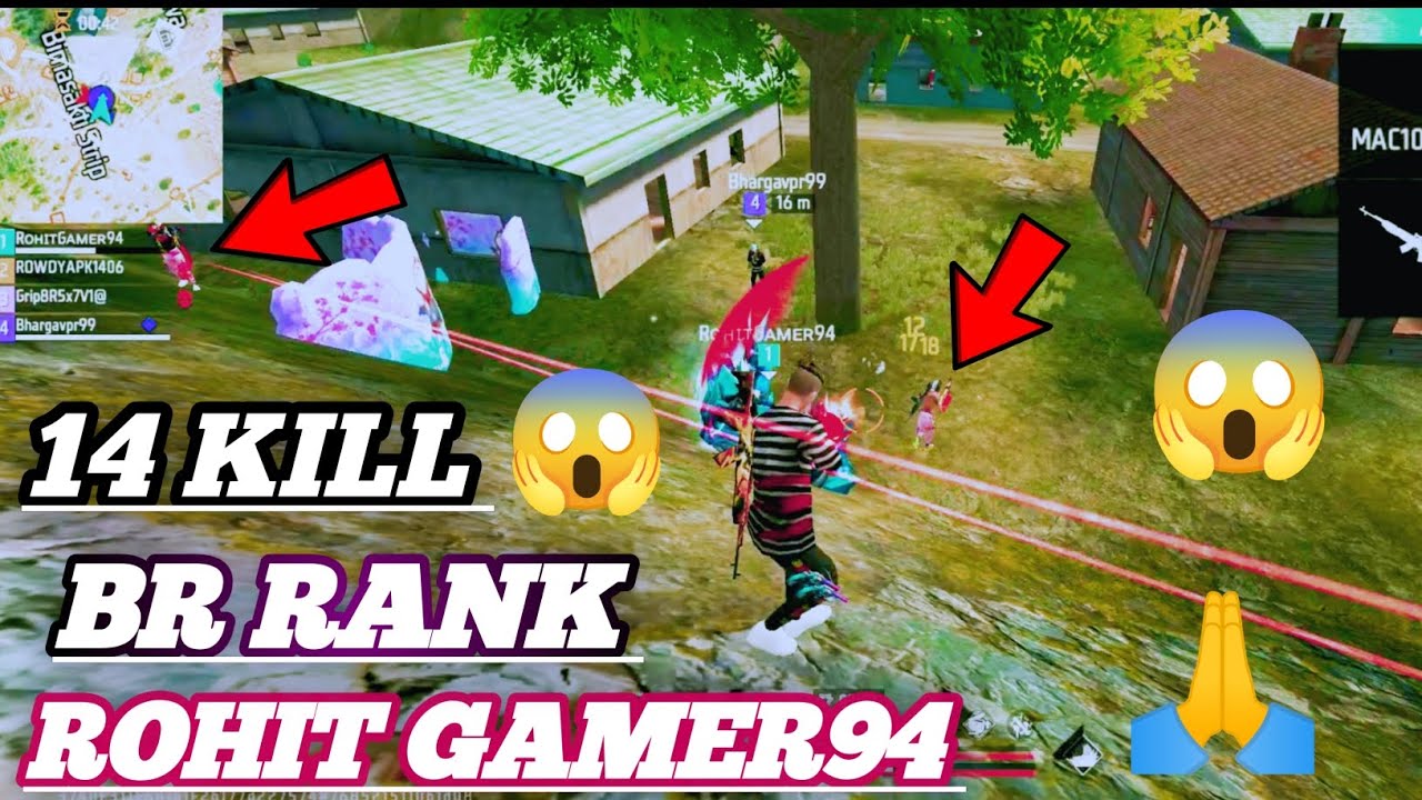 4vs4 BR RANKED full Gameplay 🔥 Rohit Gamer94 Poco x3 📱 #viral #trending ...