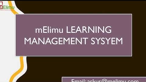 mElimu Learning Management System
