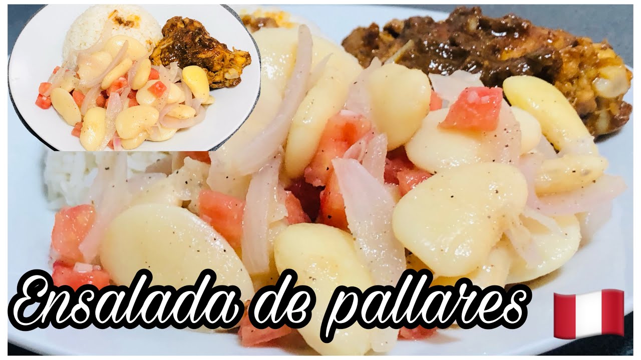 ENSALADA DE PALLARES 🇵🇪 | Receta fácil ❤️