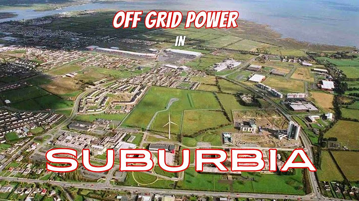 DIY OFF GRID POWER in SUBURBIA