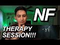 NF - THERAPY SESSION VIDEO REACTON | HE AINT DOING MUSIC FOR US