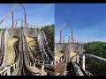 Kings Dominion Racer 75 side by side POV