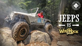 Jeeps vs Windrock Park | Carnage on Rail Trail  Part 1