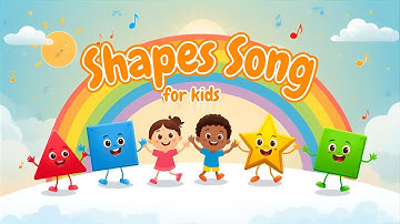 Shapes Song for Kids | Learn Shapes with Fun Animation | Circle Square Triangle for Children