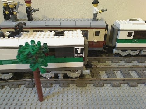 Lego Train Chase - Police Chase Part 2