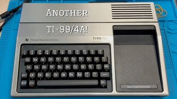 This TI-99/4A had an interesting issue with its video signal