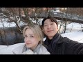 Korea to Norway 2022  🇳🇴 First outing in Oslo | Snowy streets, vintage stores (2)