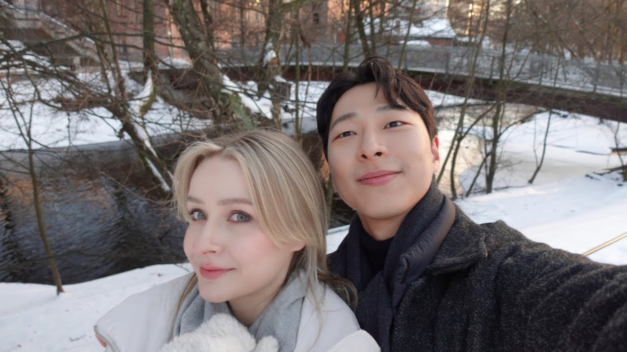 Korea to Norway 2022  🇳🇴 First outing in Oslo | Snowy streets, vintage stores (2)