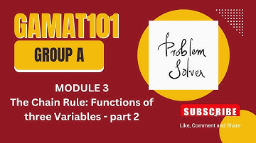 GAMAT101 Module 3 | PYQ | The Chain Rule | Part 2 | KTU S1 2024 Scheme | Group A