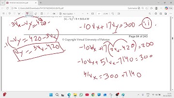 PHY301 Lecture 8 (last question) | Circuit Theory | virtual university 