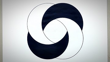 Spiral Geometric Art by @learnart | Optical illusion | Geometry Study Square Like ASMR Version