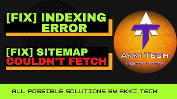 [100% Fix] Article Indexing Error and Sitemap couldn